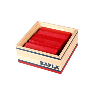KAPLA 40er farbige Plättchen - Rot