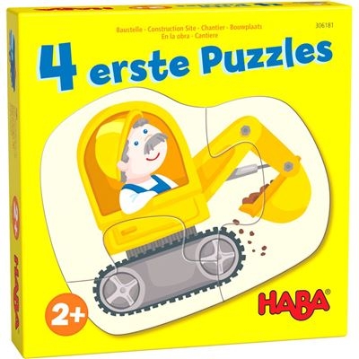 HABA® - 4 erste Puzzles - Baustelle