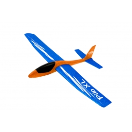 Pilo XL Schaumwurfgleiter EPP Tragfläche blau Rumpf orange