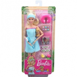 Mattel - Barbie Wellness Spa Puppe und Spielset