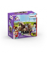 Schleich - Horse Club - Waschplatz mit Horse Club Emily und Luna