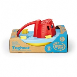Green Toys - Schleppboot rot