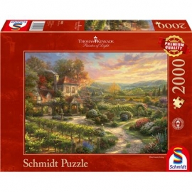 Schmidt Spiele - Puzzle - In den Weinbergen, 2000 Teile