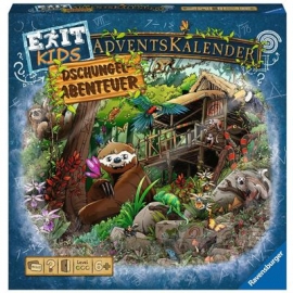 Ravensburger - EXIT Adventskalender kids - Dschungel-Abenteuer