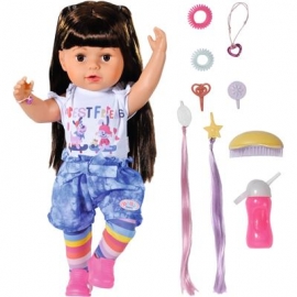Zapf Creation - BABY born Sister brunette 43cm