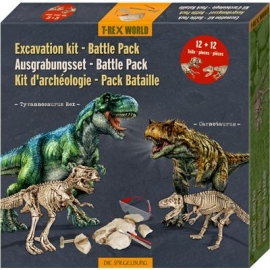Die Spiegelburg - T-RexWorld - Ausgrabungsset Battle Pack - T-Rex und Carnotaurus