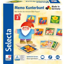 Schmidt Spiele - Selecta - Memo Kunterbunt, 36 Teile