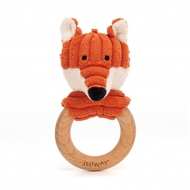 Cordy Roy Baby Fox Wooden Ring Toy