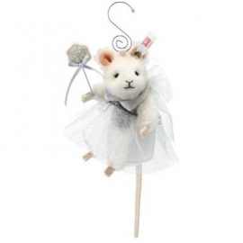 Steiff - Maus Fee 11 weiss  orn.