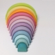 12-teiliger Regenbogen pastell
