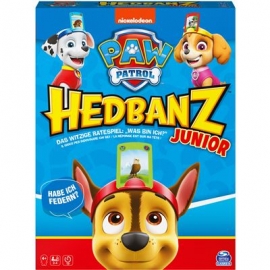 Spin Master - Hedbanz Junior – Paw Patrol, das witzige Ratespiel für 2-4 Fellfreunde ab 4 Jahren