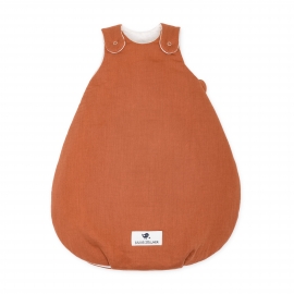 Babyschlafsack Musselin rost Gr.74/80