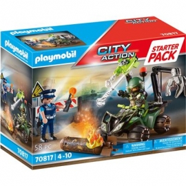 Playmobil® 70817 - City Action - Starter Pack Polizei: Gefahrentraining