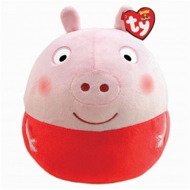 Ty - Squish a Boo Kissen - Peppa Pig - Peppa Pig, 35 cm