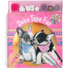 Depesche - TOPModel - Malbuch mit Masking Tapes Hund