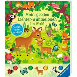 Ravensburger - Mein großes Lichter-Wimmelbuch: Im Wald