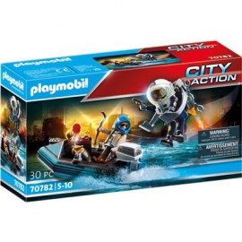 Playmobil® 70782 - City Action - Polizei-Jetpack - Festnahme des Kunsträubers
