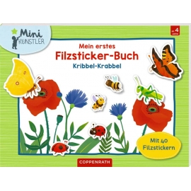 Mein erstes Filzsticker-Buch: Kribbel-Krabbel (Mini-Künstl.)