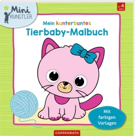 Mein kunterbuntes Tierbaby-Malbuch (Mini-Künstler)