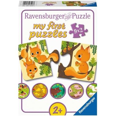 Ravensburger - Tiere und ihre Kinder, 9 Teile