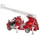 Bruder 02673 MB Sprinter Feuerwehr mit Drehleiter, Pumpe und Light + Sound Modul