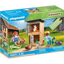 Playmobil® 70675 - Country - Bauernhof - Geschenkset Kaninchenfütterung