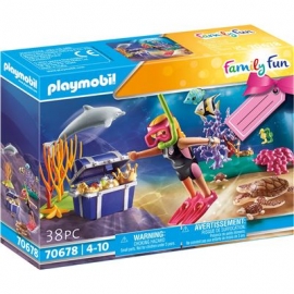 Playmobil® 70678 - Family Fun - Freizeit - Geschenkset Schatztaucherin