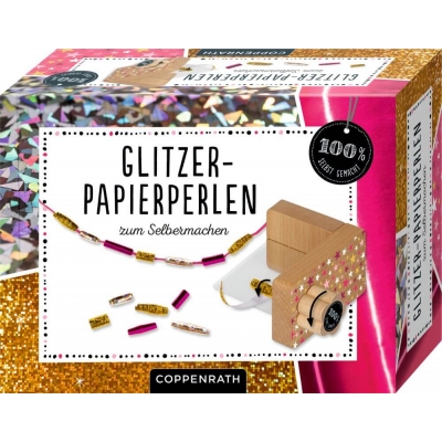 Glitzer-Papierperlen zum Selbermachen (100% s.g.)