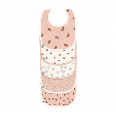 Value Pack Bib 5 pcs assorted Little Forest Rabbit