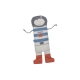 "SET Decke in der Puppe ""Astronaut""" filz mélé