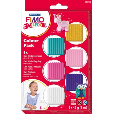 Fimo kids Girlie, 6 x 42 g, SB-B