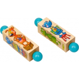 Holz-Dreh-Puzzle Die Lieben Sieb