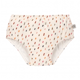 LSF Swim Diaper girls Strokes,weiß bunt