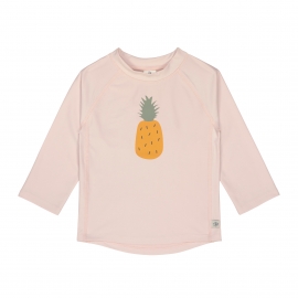 Badeshirt Langarm mit UV-Schutz - Ananas, Rosa