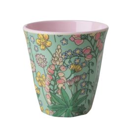 Melamine Becher zweifarbig, Lupin Print