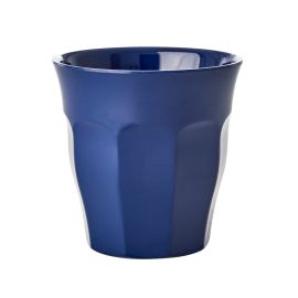 Melamine Becher medium, navy blue  Medium Melamin Becher - Dunkelblau 