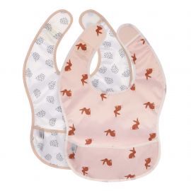 Lightweight Bib 2 pcs assorted Little Forest Rabbi
