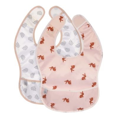 Lightweight Bib 2 pcs assorted Little Forest Rabbi