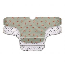 Long Sleeve Bib 2 pcs ass. Little Forest Fox