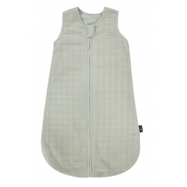 Mull-Schlafsack uni grün Gr.110