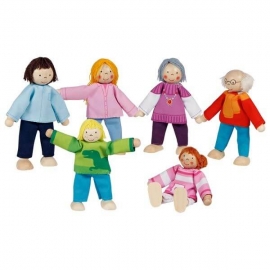 GoKi Biegepuppen Moderne Familie