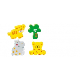 GoKi Einlegepuzzle Wilde Tiere