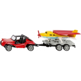 SIKU 1696 Buggy mit Sportflugzeu