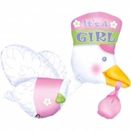 Multi-Ballon It's a Girl Storch
