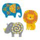 Mosaiken für Kleine: Dschungeltiere