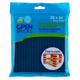 Open Bricks Baseplate 20x20 earth blue (4)