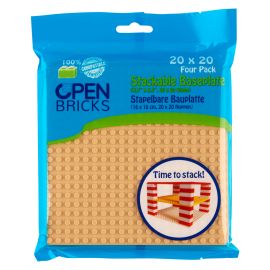 Open Bricks Baseplate 20x20 sand (4)