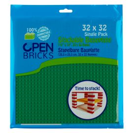 Open Bricks Baseplate 32x32 green (1)