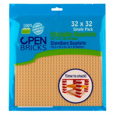 Open Bricks Baseplate 32x32 sand (1)