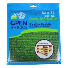 Open Bricks Baseplate 32x32 Wiese